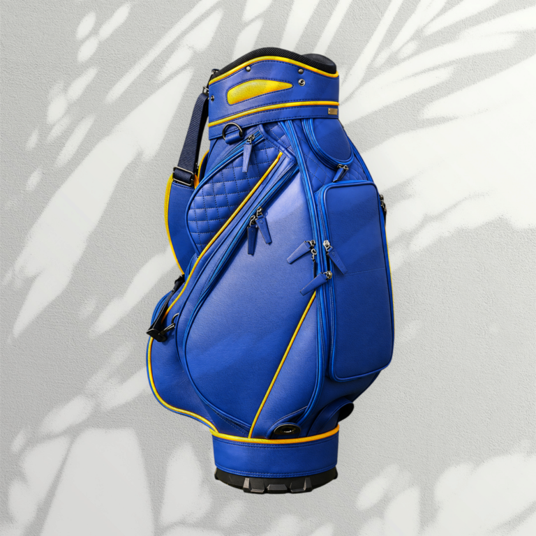 Royal Blue and Gold Premium Golf Staff Bag